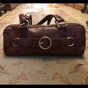 Maroon HOBO Barrel Bag • Brand New